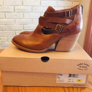 Kork Ease Stina bootie, tan, size 11 US, 42 Eu